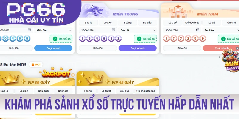 Khám phá sảnh xổ số trực tuyến hấp dẫn nhất châu Á